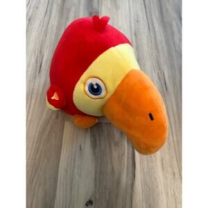 Baby First TV VocabuLARRY Talking Macaw Parrot Plush Stuffed Animal Bird 10”